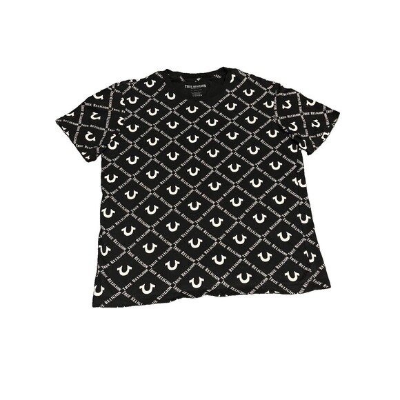 True Religion Other - True Religion All Over Monogram T-Shirt Men’s Small